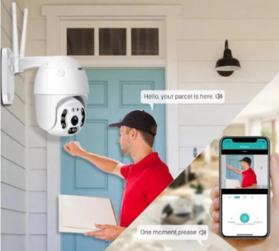 Camera Supraveghere, WiFi Night Vision 360°, Senzor De Miscare, At Performance, Pentru Exterior, Si Interior